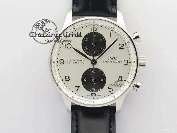 MIROTIME 0505 Portuguese Real PR IW500127 RG ZF 1:1 Best Edition Grey Red Dial On Brown Leather Strap A52010 V AllSeason 7331